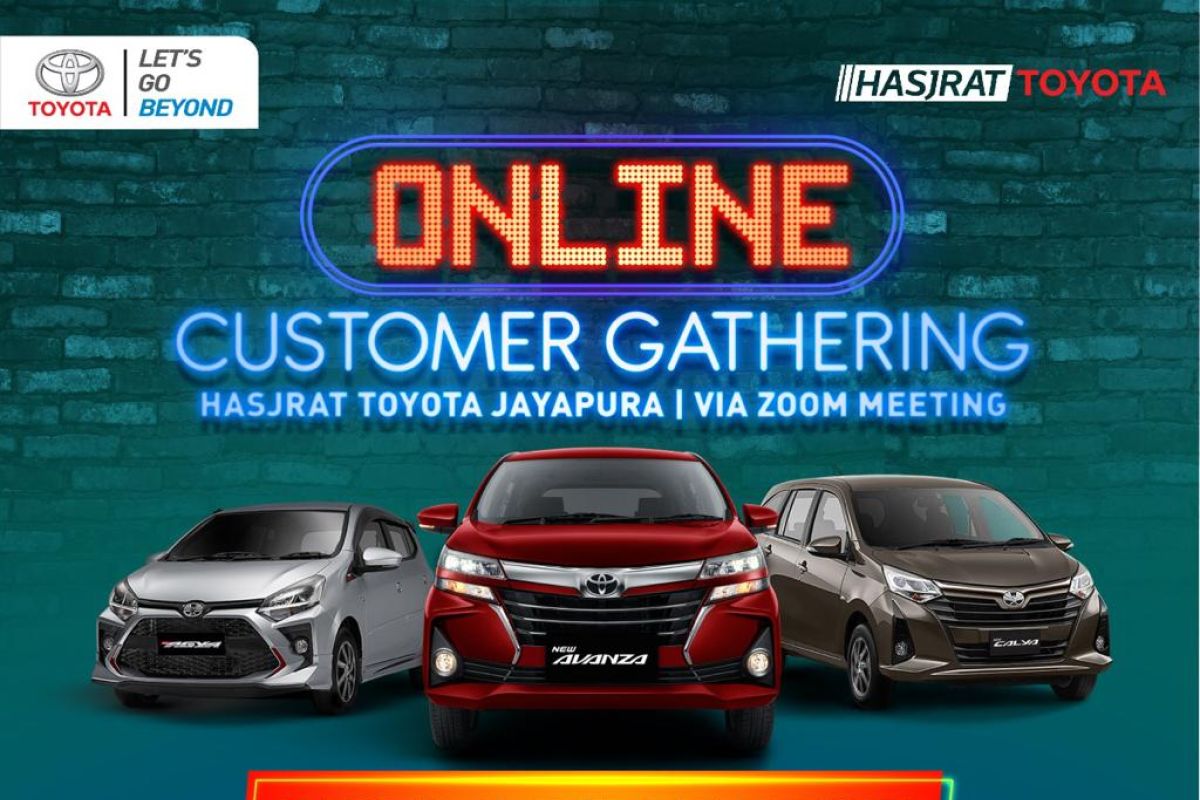 Online Customer Gathering  serentak seluruh cabang Hasjrat Toyota  17 Oktober 2020