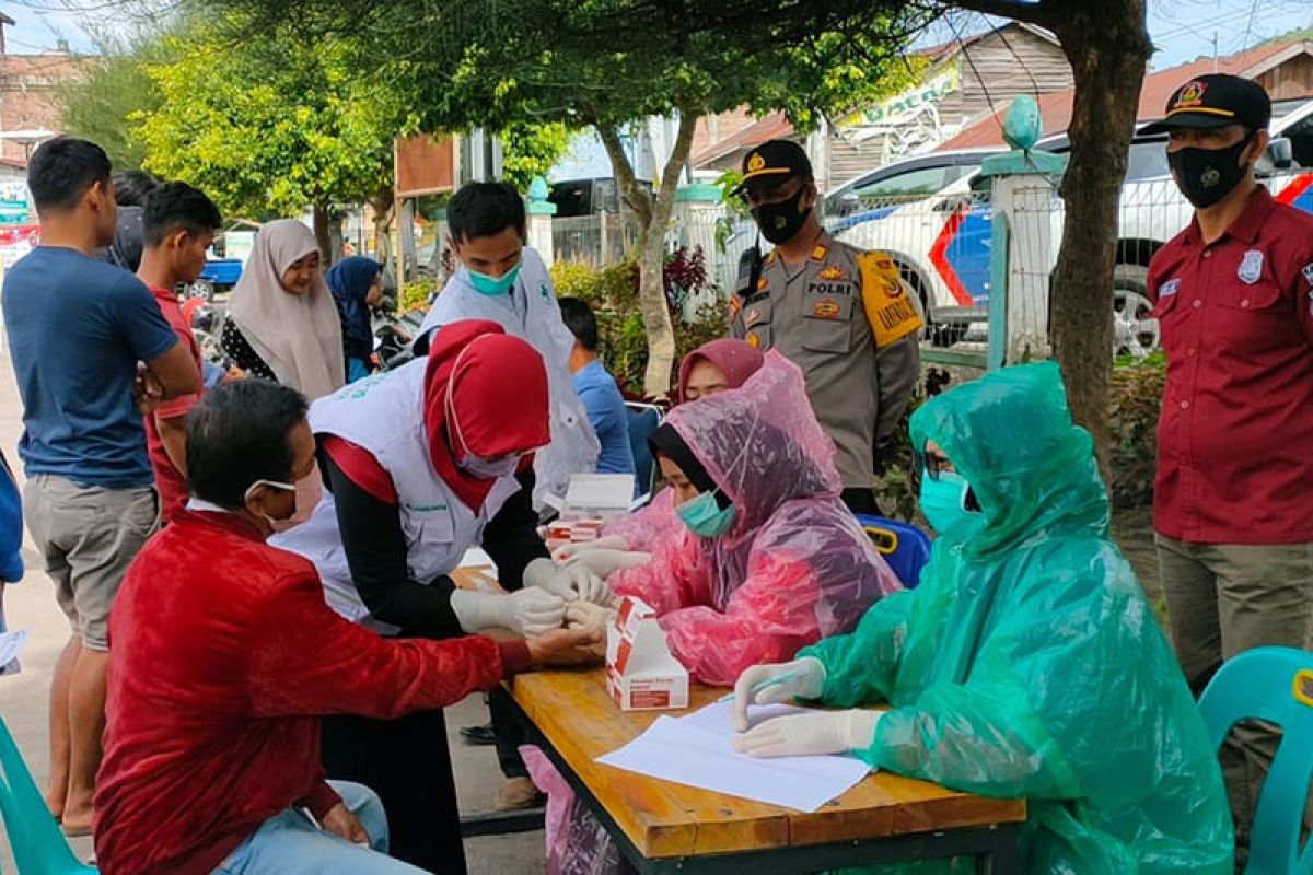 46 pelanggar protokol kesehatan di Bener Meriah jalani rapid test