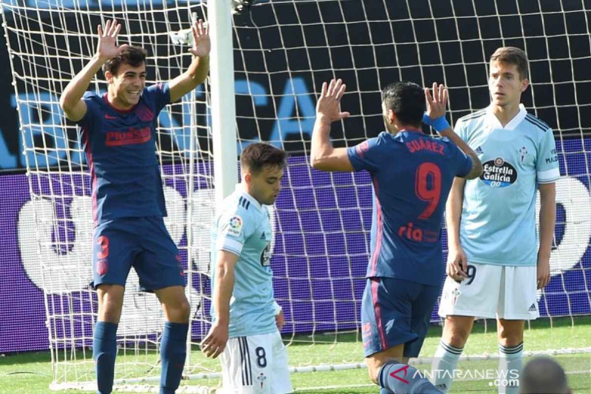 Liga Spanyol  - Suarez bantu Atletico Madrid kembali ke jalur kemenangan, kalahkan Celta Vigo 2-0