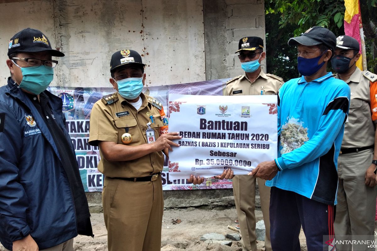 Baznas Bazis lanjutkan program bedah rumah di Kepulauan Seribu