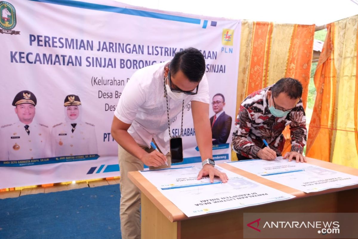 PLN Sulselrabar alirkan listrik ke tujuh desa di Kabupaten Sinjai