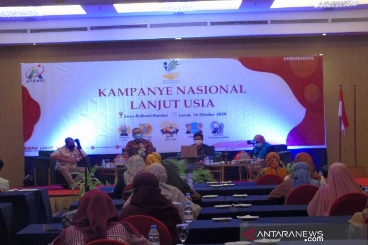 Kemensos kampanye sosial nasional lanjut usia di Kendari