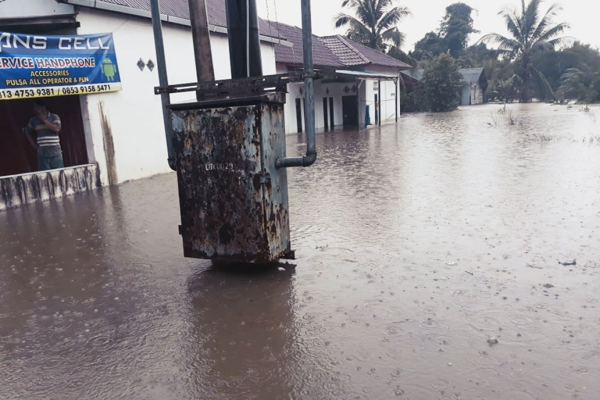 11 rumah warga di Kabupaten Penajam  kebanjiran