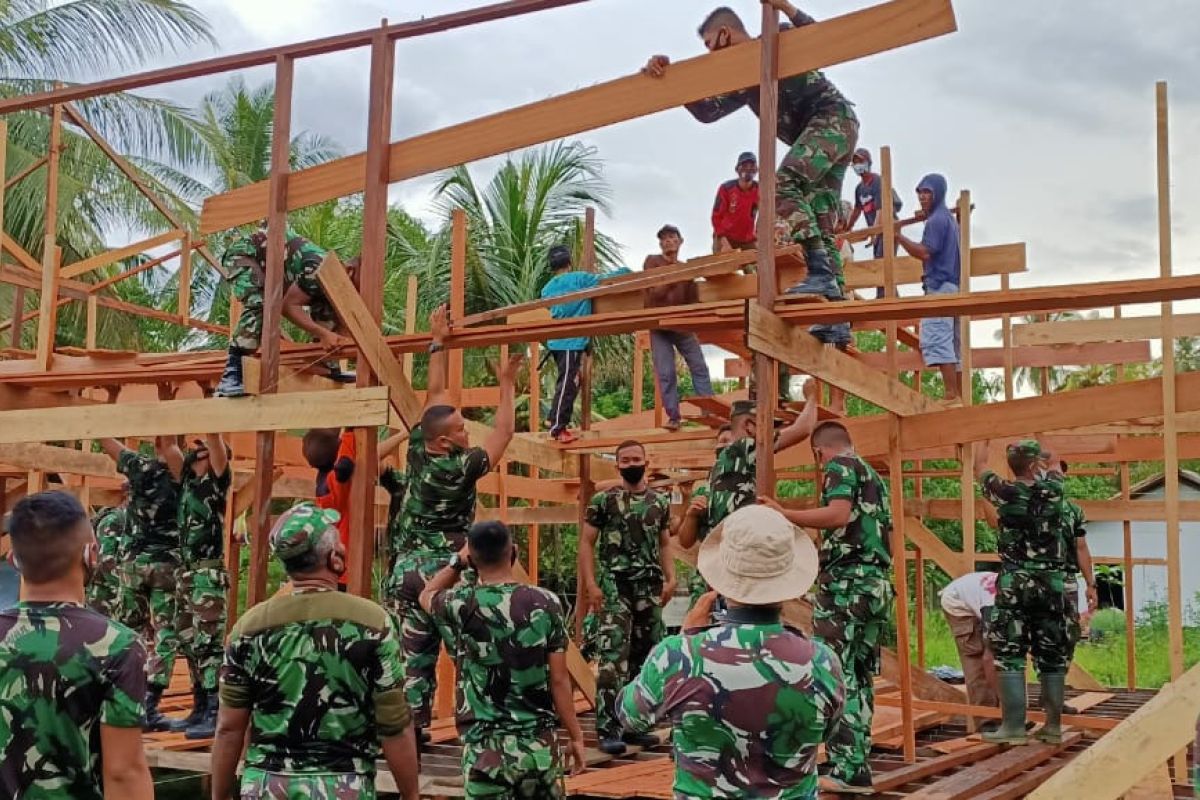 Hari ini, Satgas TMMD terus genjot selesaian Pos Terpadu