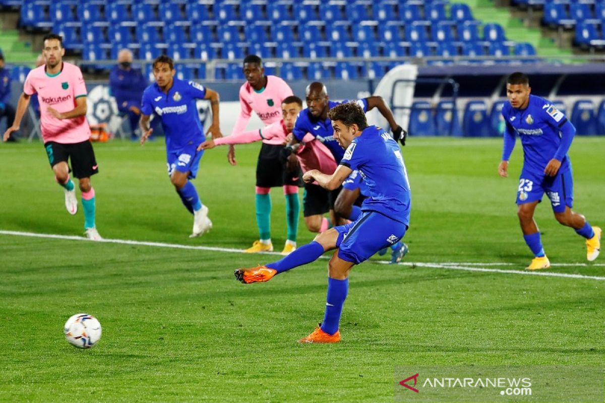 Liga Spanyol - Barcelona tumbang di kandang Getafe, kalah 0-1