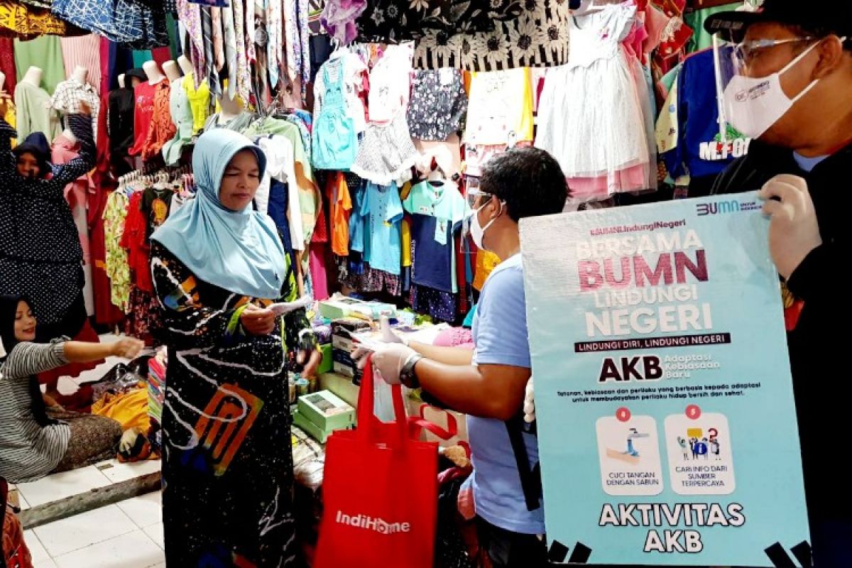 Satgas Penanggulangan COVID-19 BUMN Kobar gencarkan kampanye penggunaan masker