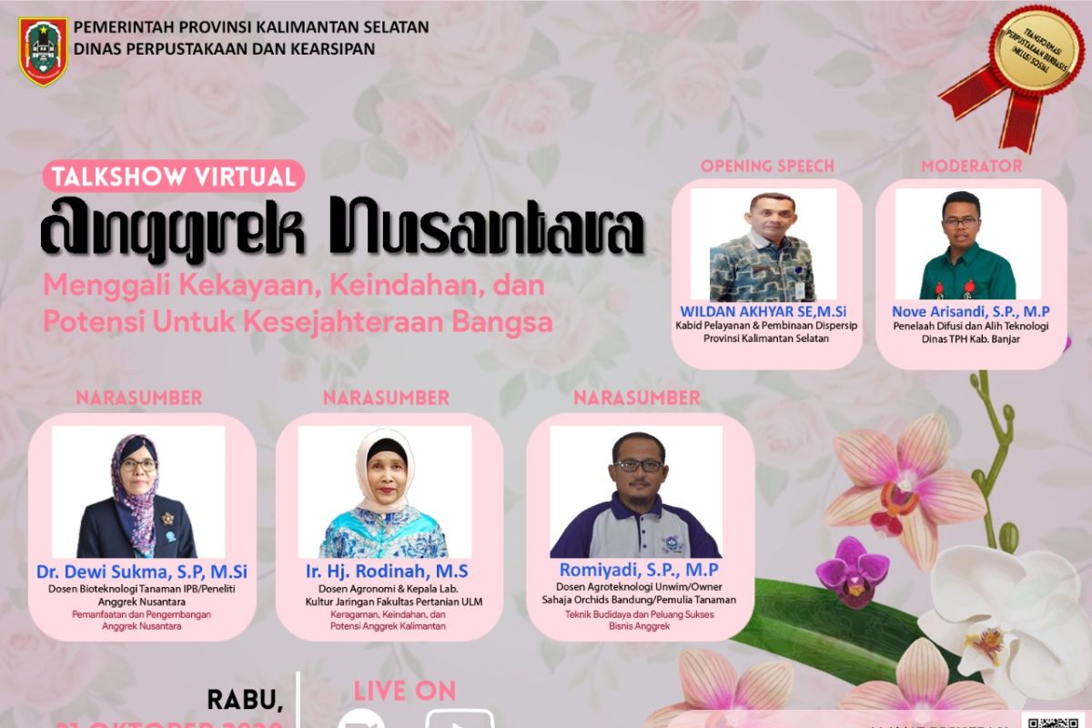 Dispersip talkshow virtual bertema 