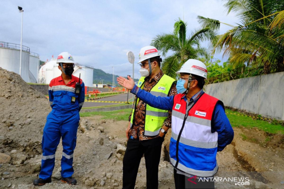 Direksi Pertamina tinjau sarana distribusi energi di Bali