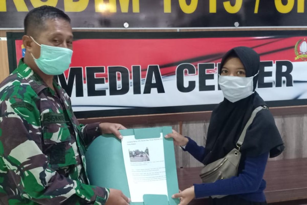 Kodim 1015/Spt, gandeng media sukseskan pelaksanaan TMMD di Pulau Hanaut