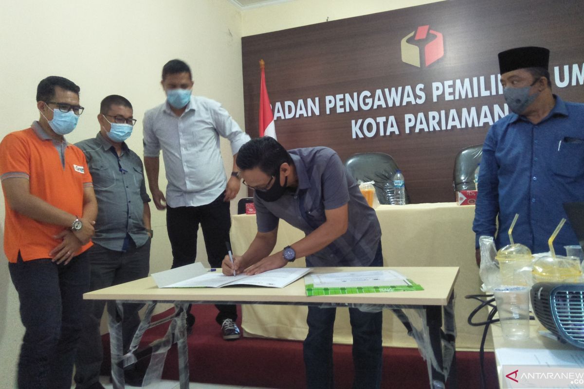 Bawaslu Pariaman gandeng PWI dan Diskominfo optimalkan pengawasan kampanye di internet