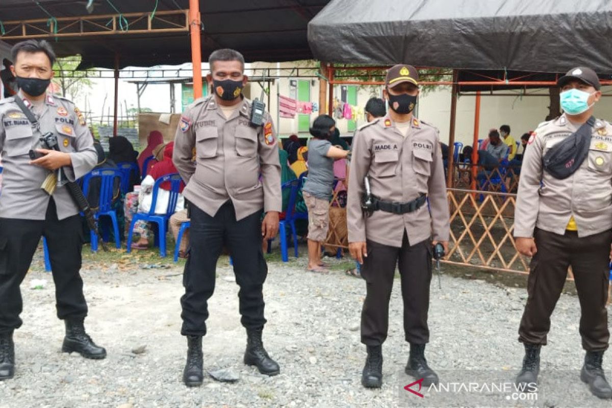 Polisi kawal kampanye Hidayat - Habsa Yanti Ponulele di Palu Timur