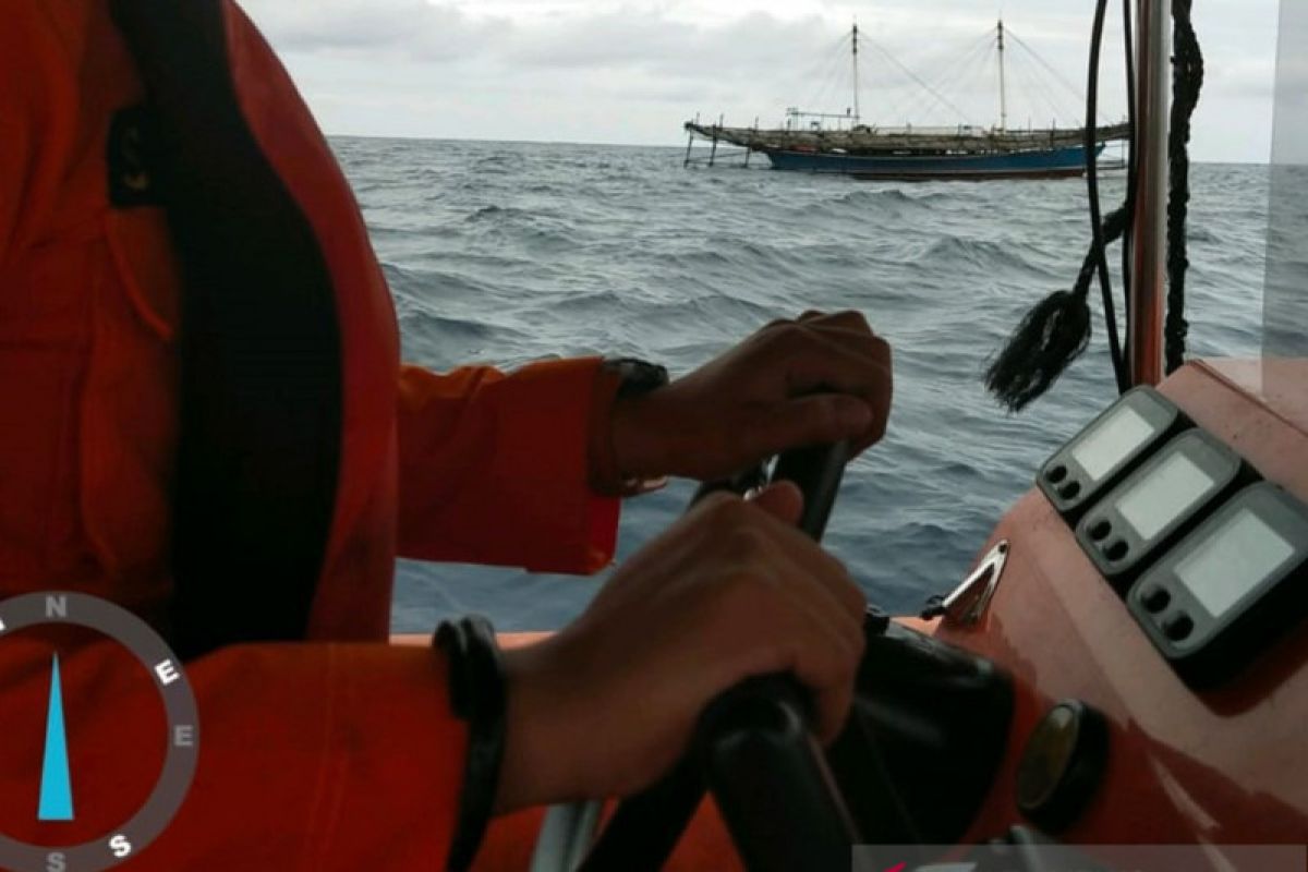 Basarnas Gorontalo evakuasi tujuh nelayan di Laut Sulawesi