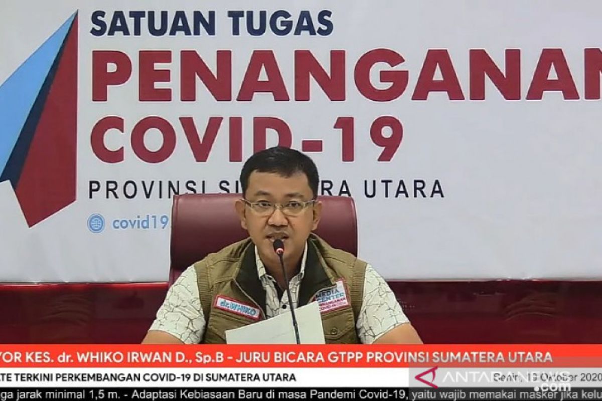 Satgas: Angka kesembuhan COVID-19 di Sumut melebihi angka nasional