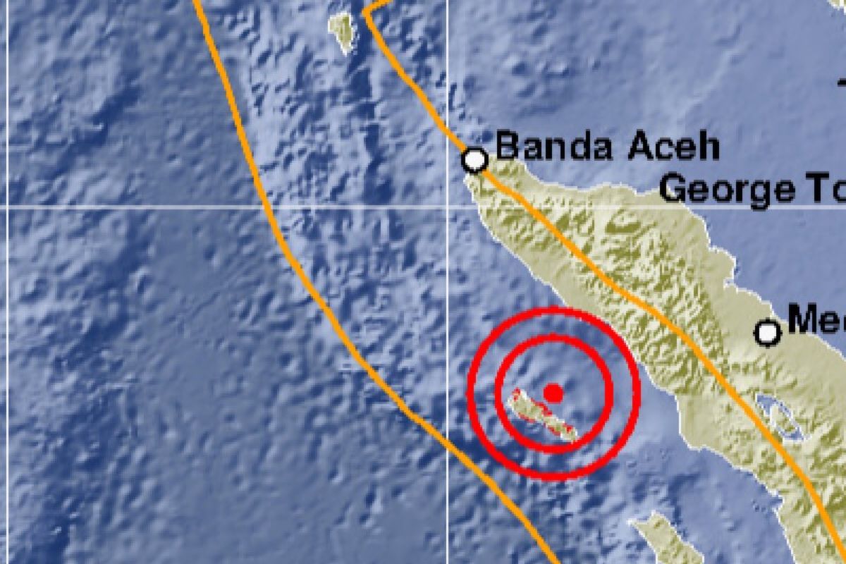 5.4-magnitude quake strikes Aceh's Simeulue district