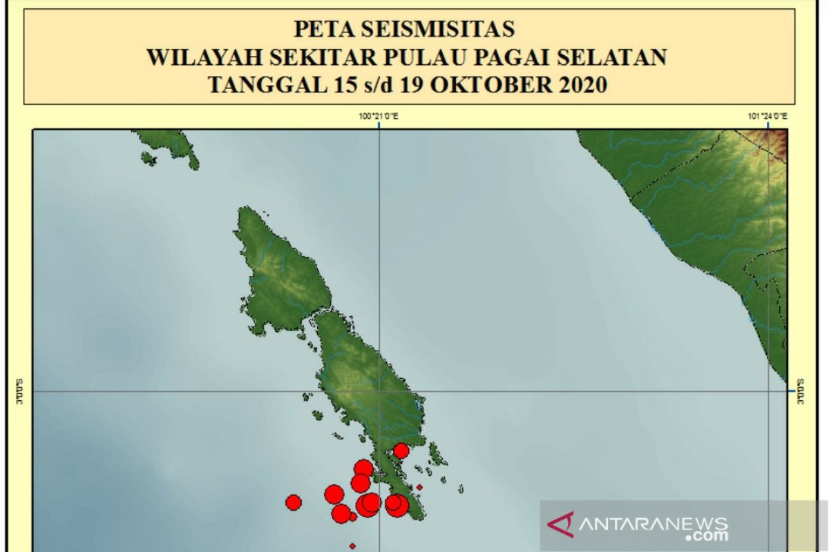 Gempa 5,7 SR Kepulauan Mentawai warga Tupejat siaga di gereja