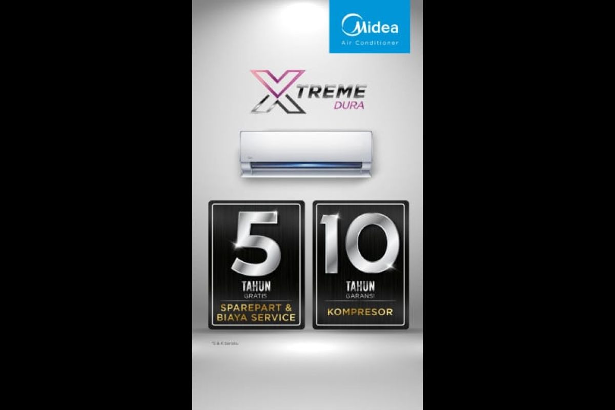 Midea luncurkan fitur Xtreme Dura pada produk AC barunya