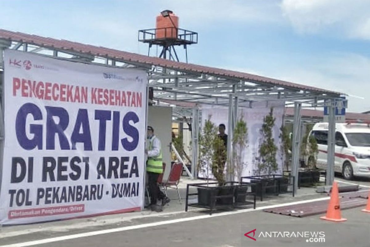 Pengelola Tol Pekanbaru-Dumai sediakan pemeriksaan kesehatan gratis, berikut ini lokasinya