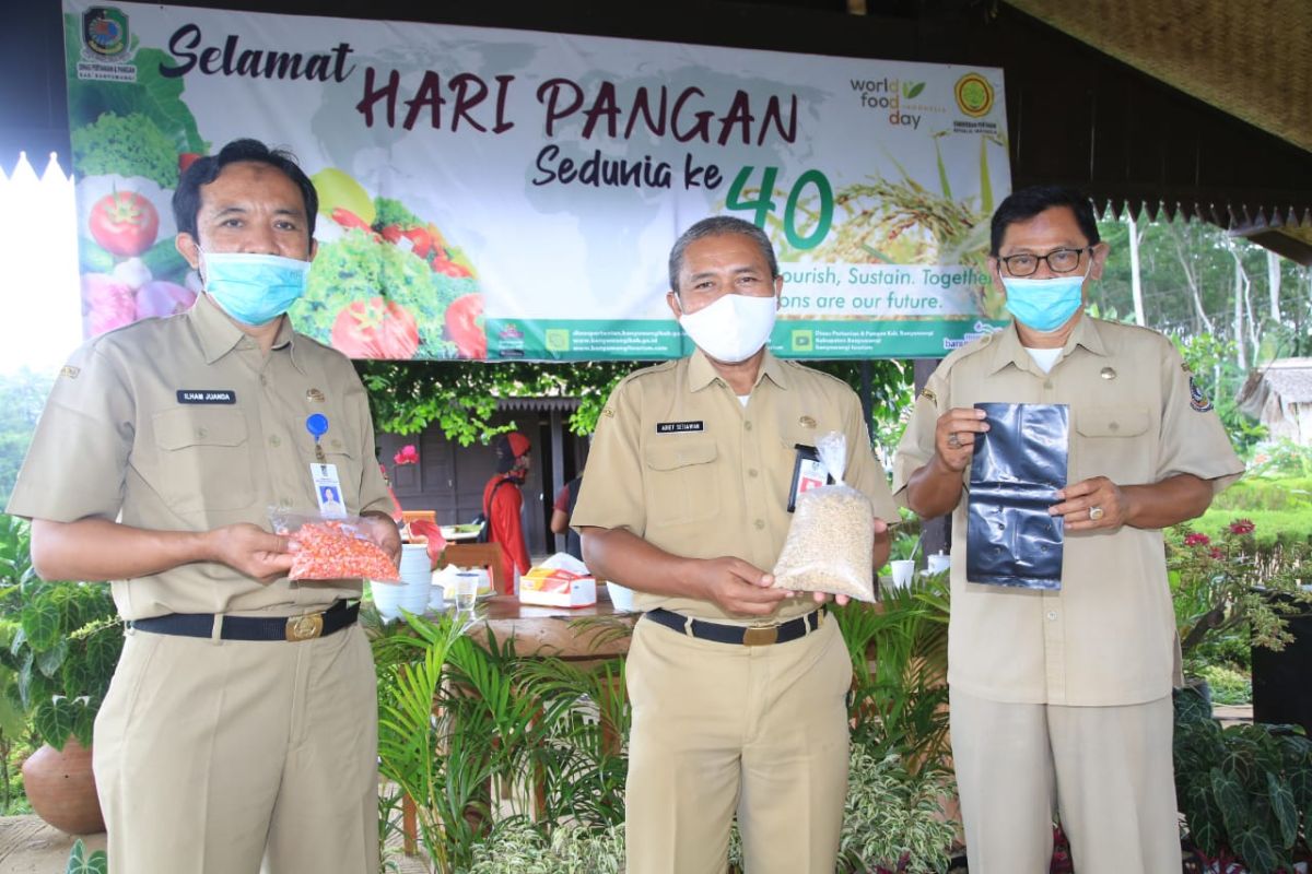 Hari Pangan Sedunia, kelompok wanita tani Banyuwangi dapat bantuan benih tanaman pangan