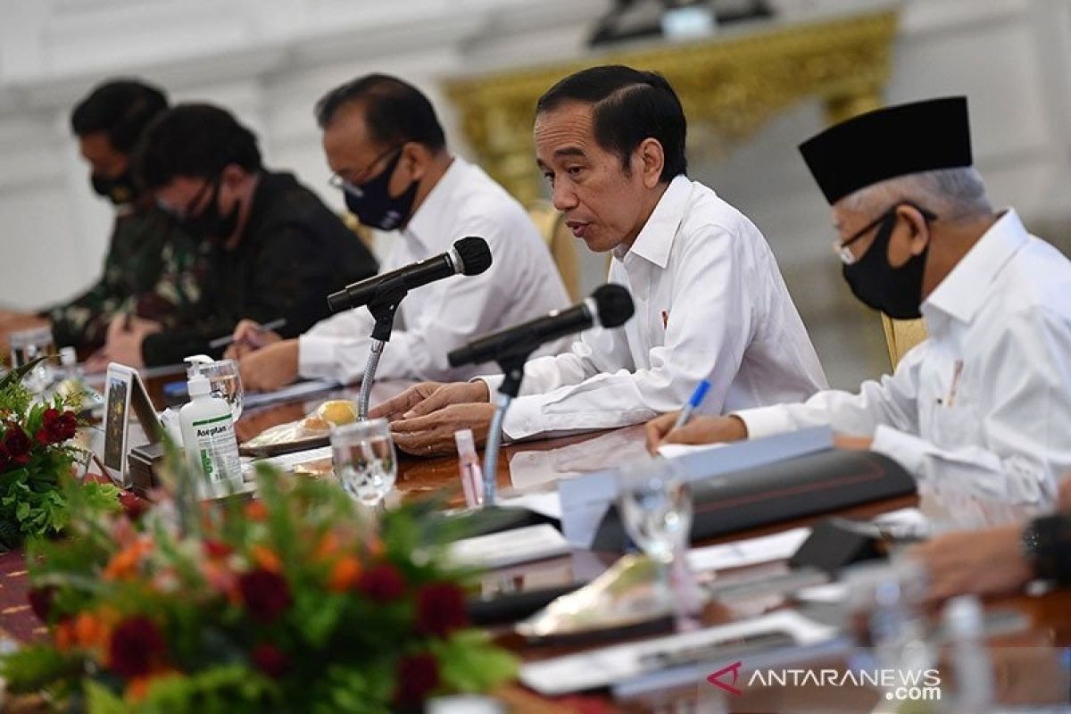 Presiden Joko Widodo: Vaksin COVID-19 gratis untuk rakyat urusan Menkes