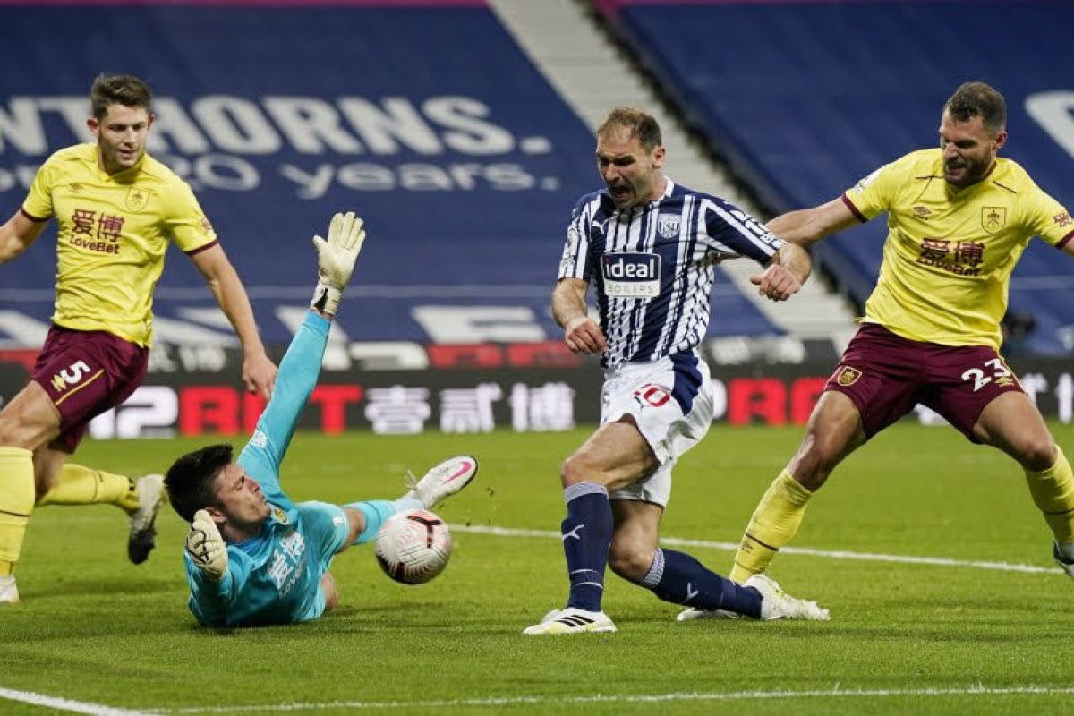 Imbangi West Brom 0-0, Burnley petik poin pertama musim ini