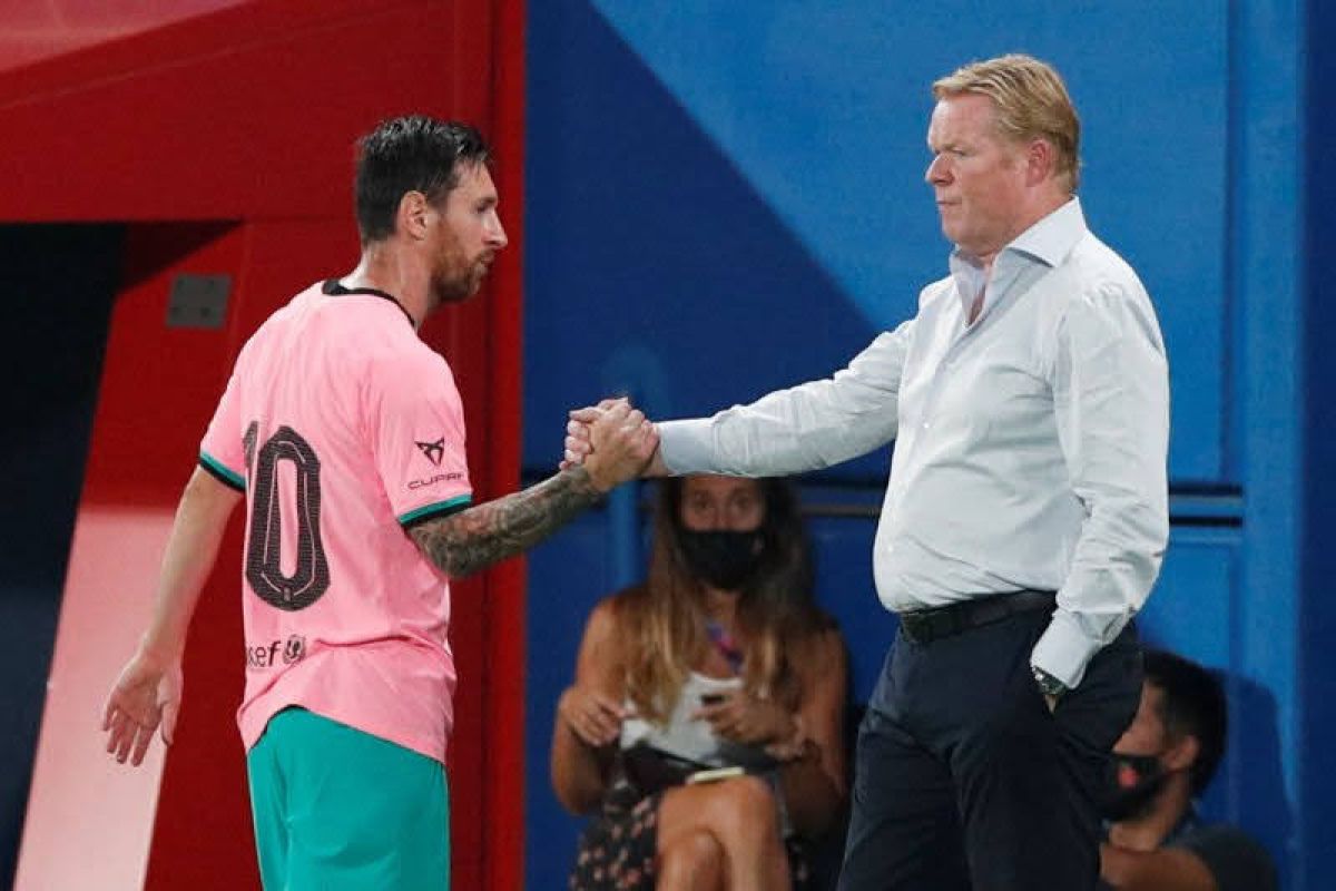 Pelatih Koeman berharap Messi tampil cemerlang melawan Osasuna