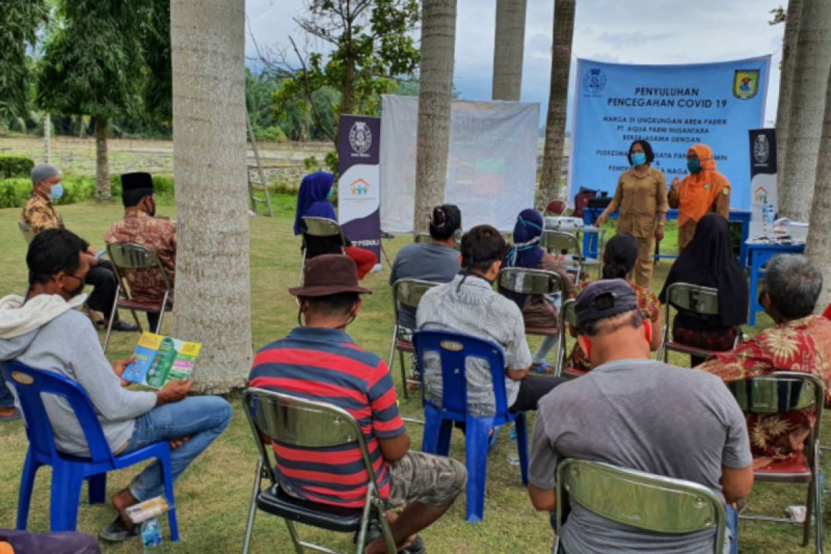 PT Aqua Farm Nusantara gelar sosialisasi pencegahan COVID-19