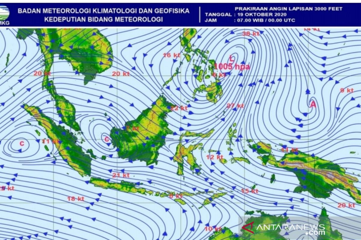 BMKG Aceh: Cuaca ekstrem berpeluang timbulkan belokan angin