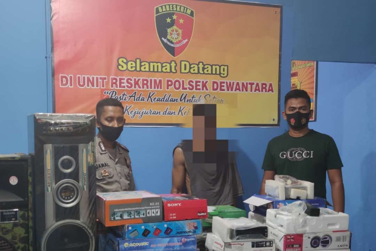 Pencuri spesialis elektronik di Aceh Utara ditangkap polisi