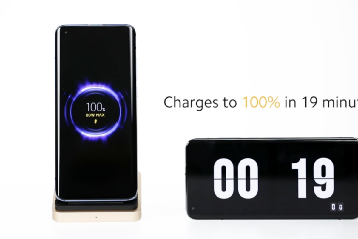 Xiaomi umumkan pengisian daya nirkabel 80W