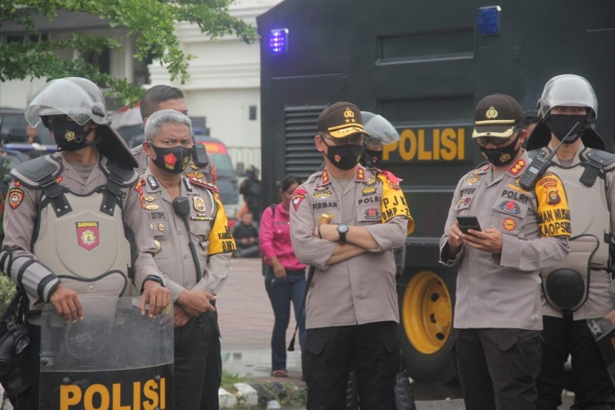 Kabid Humas Polda Jambi : Kami minta maaf bila masyarakat terganggu demo mahasiswa