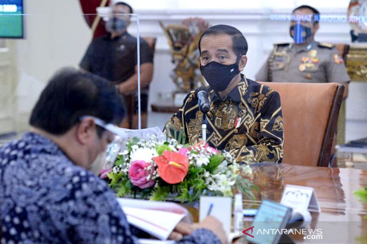 Presiden Jokowi minta gubernur dukung penuh perizinan terkait lumbung pangan