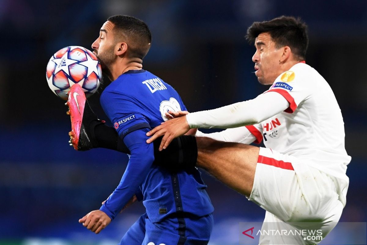 Chelsea dan Sevilla main imbang pada laga pembuka Grup E