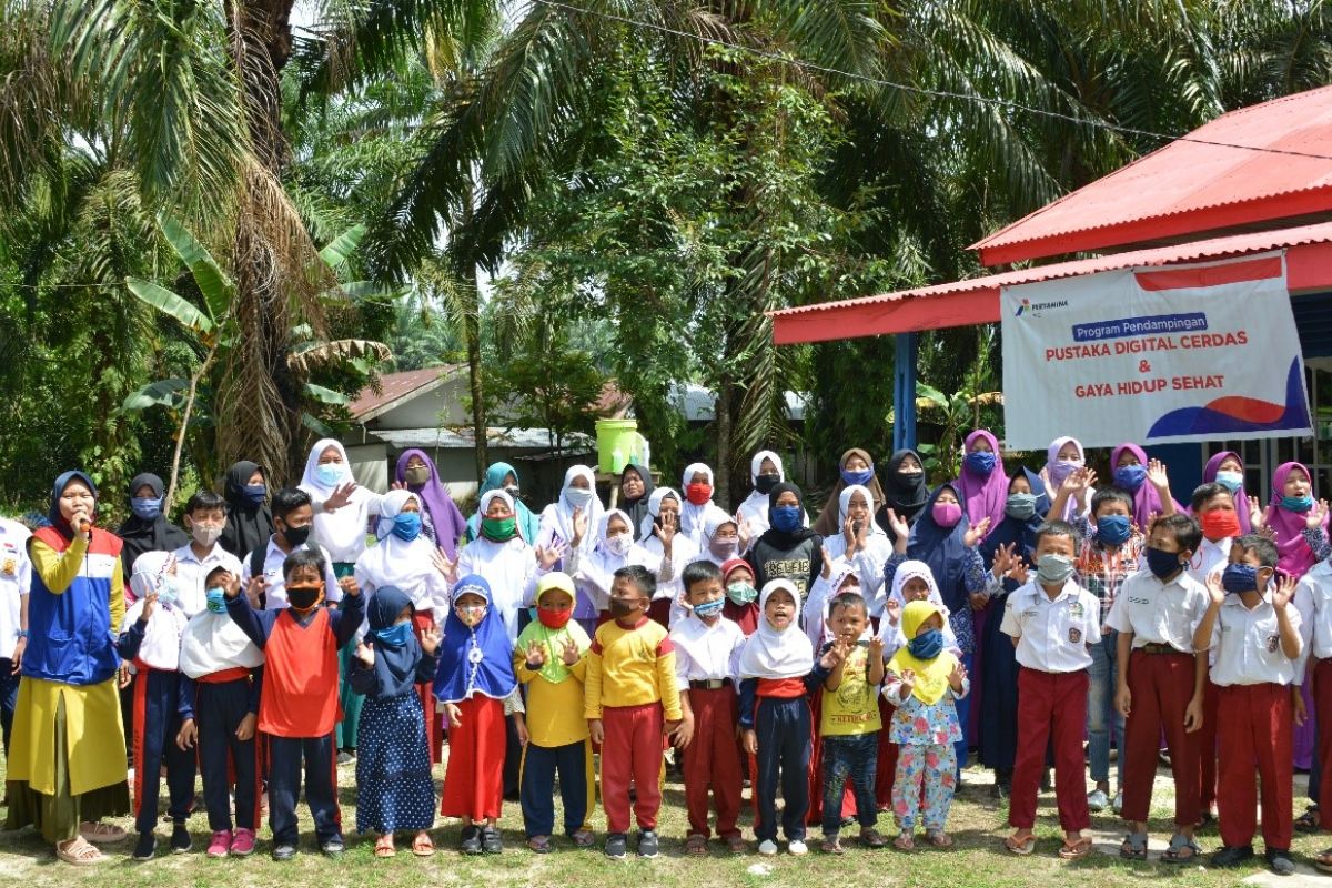 Bantu siswa belajar saat pandemi COVID-19, Pustaka Digital cerdas hadir di Bengkalis