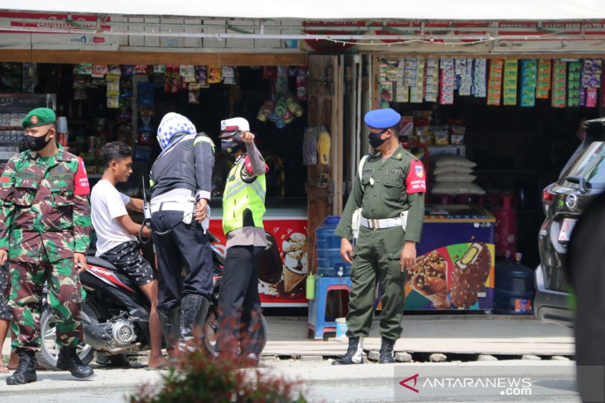 31 warga disanksi langgar protokol COVID-19 di perbatasan Palu - Sigi