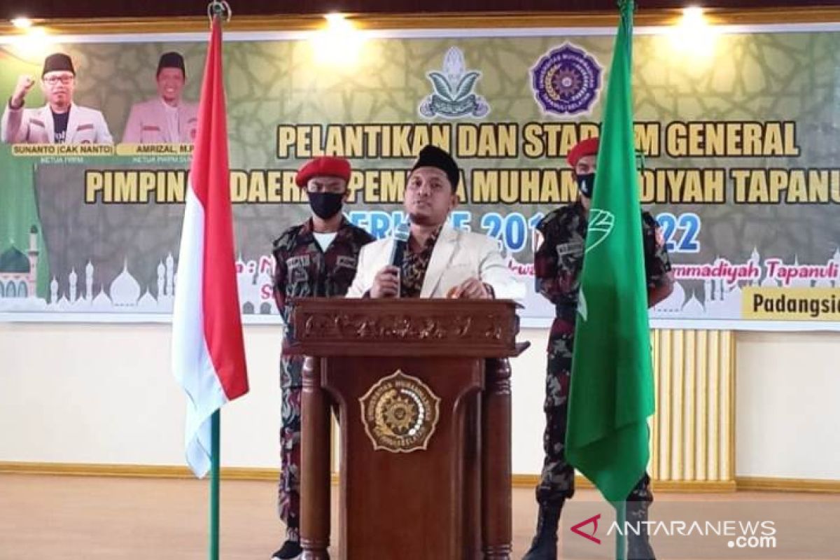 Pemuda Muhammdiyah Tapanuli Selatan periode 2018-2022 dilantik