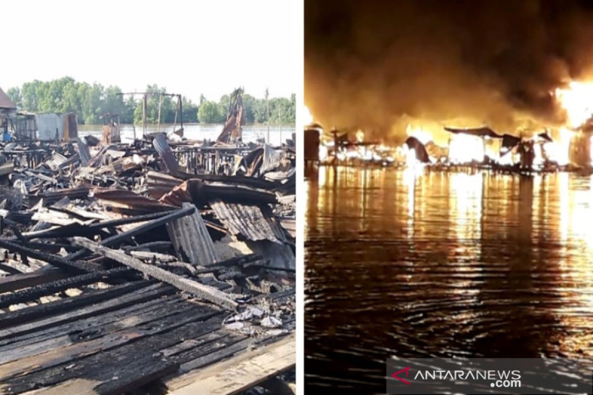 Kebakaran  hanguskan 15 unit rumah warga