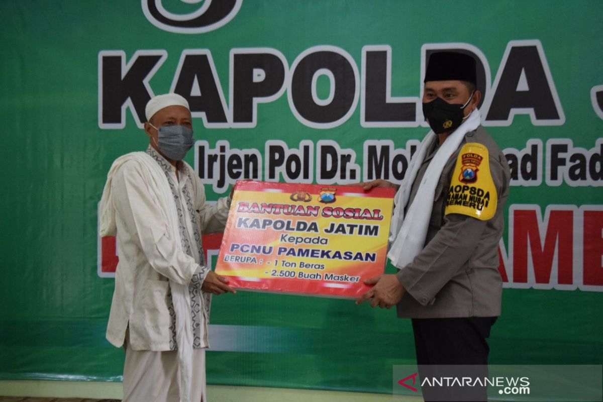 Kapolda Jatim ajak PCNU Pamekasan kampanyekan protokol kesehatan