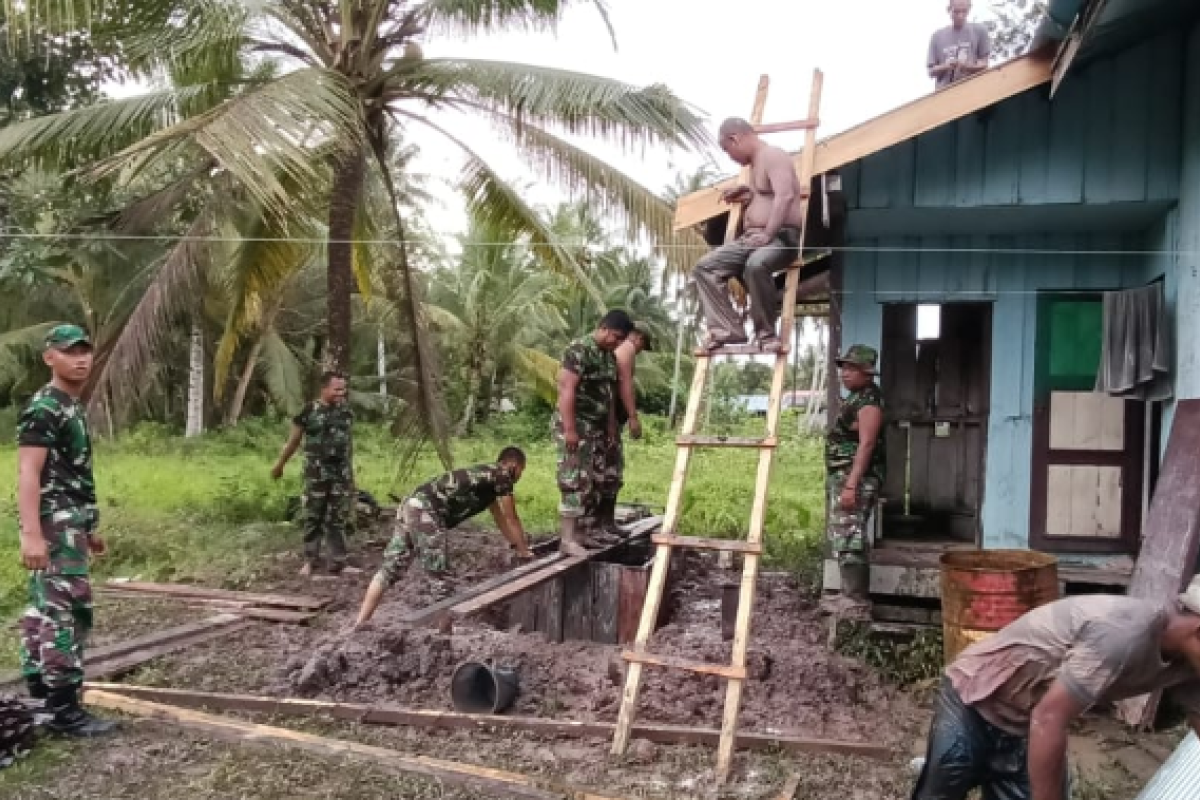 Satgas TMMD bantu kesulitan warga