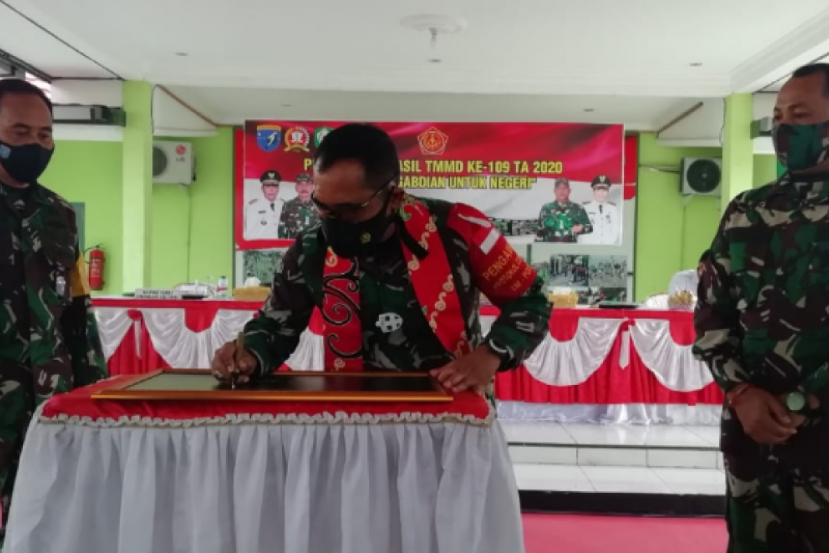 TMMD Reguler ke-109 Kodim 1015/Spt resmi ditutup