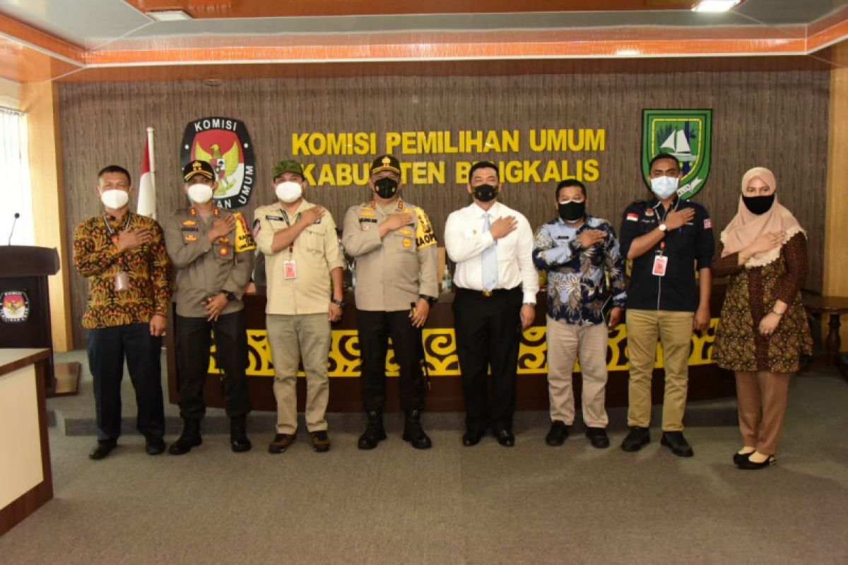 Kunker ke KPU Bengkalis, ini permintaan Kapolda Riau