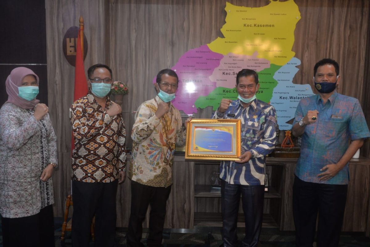 Pemkot Serang terima penghargaan opini WTP dari Menkeu RI atas laporang keuangan 2019