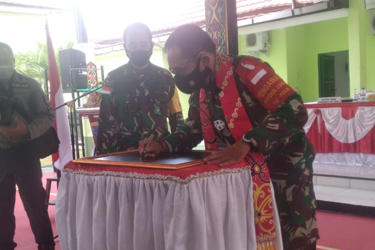 Danrem 102/Pjg himbau pertahankan kemanunggalan TNI bersama Rakyat