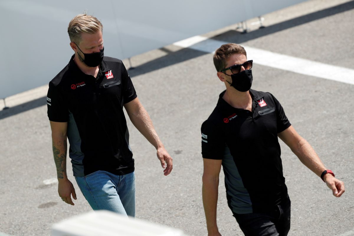 Grosjean, Magnussen tinggalkan Haas di akhir musim