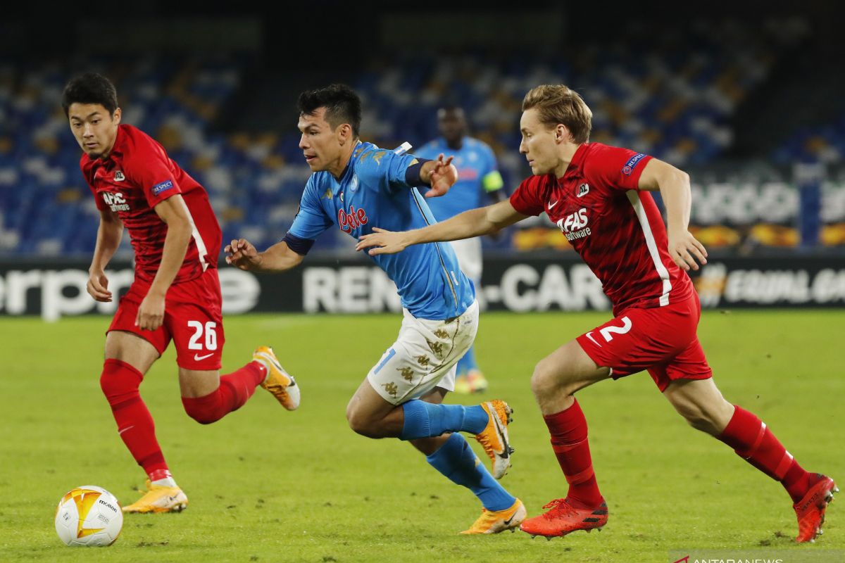 Napoli awali petualangan Liga Europa dengan kekalahan 0-1 dari AZ Alkmaar