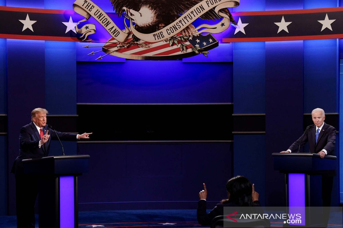 Sorotan untuk debat final Donald Trump vs Joe Biden