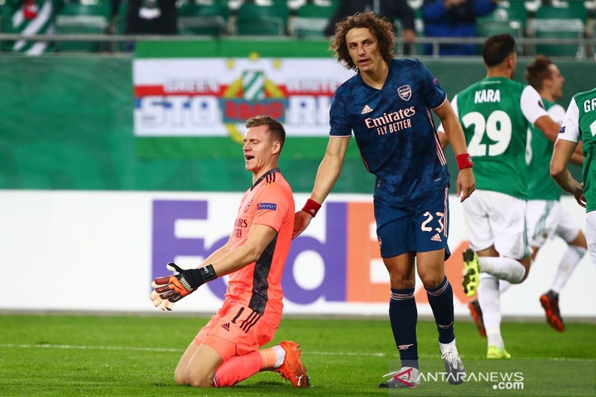 Kiper Leno blunder di Liga Europa, pelatih Arsenal Arteta pasang badan