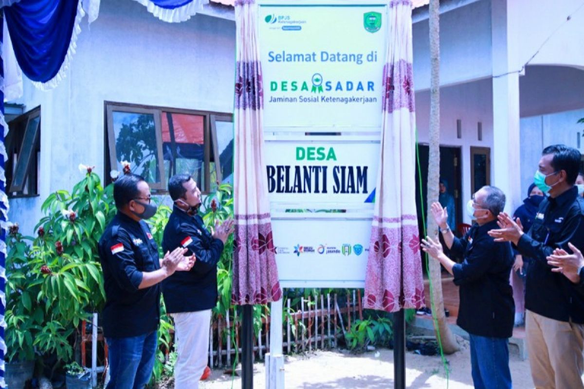 Desa Sadar Jaminan Sosial Ketenagakerjaan diluncurkan di Pulang Pisau
