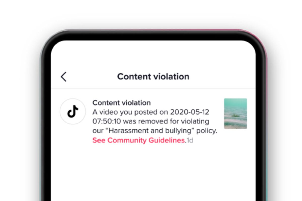TikTok beri tahu alasan video pengguna dihapus