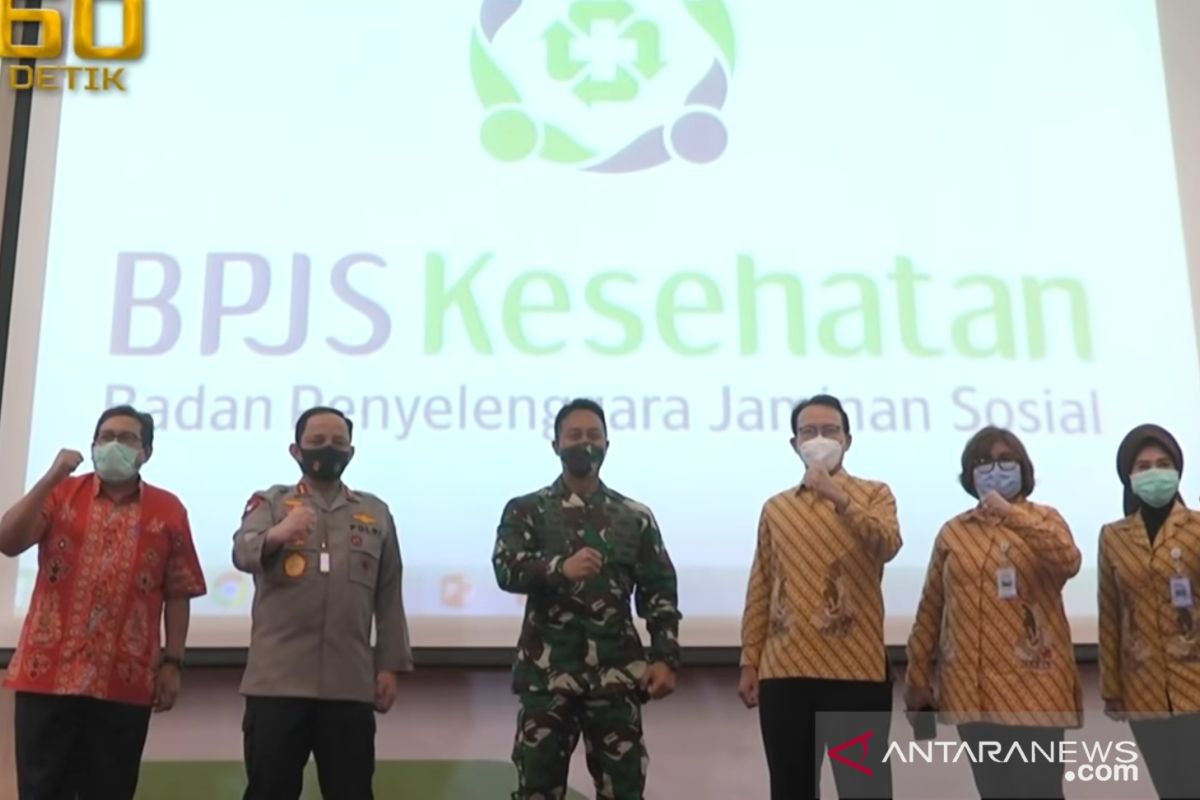 Kasad-Wakapolri temui Dirut BPJS soal data penerima vaksin COVID-19