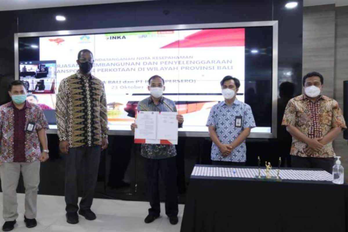 INKA dan Perusda Bali sepakat kembangkan transportasi listrik di Bali